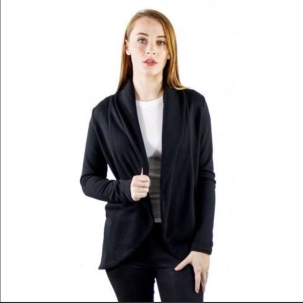 James perse cocoon collar cardigan